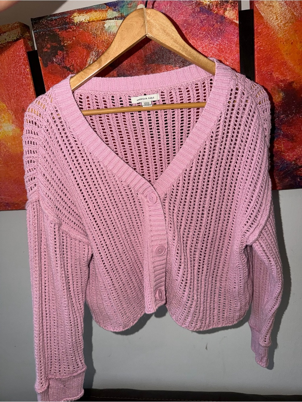 AE V-Neck Button Up Cardigan! Size: S.